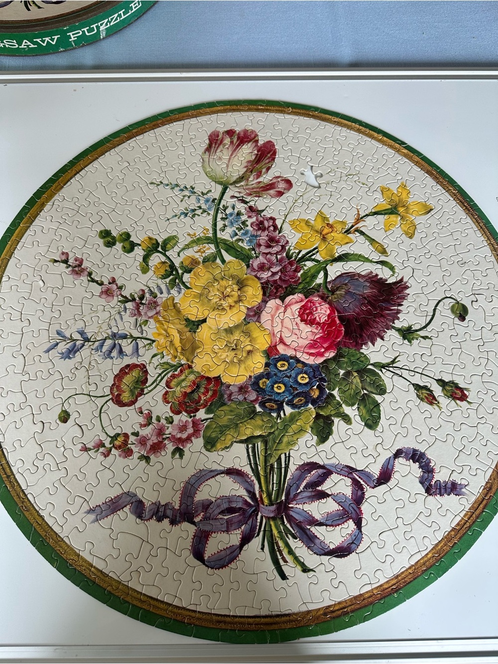 Vintage Springbok Puzzle Bouquet of Flowers
